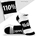 Gone For a Run Inspirational Athletic Running Socks - One Size Fits Most - Set of 3 Pairs - Multicolored (Adrenaline Runner)