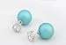Vintage Green Pearl Earring AAA Zirconic Stud Earrings