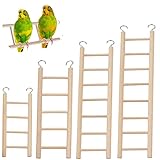 Bird Climbing Toys Wooden Ladder Parakeet Toys, 4