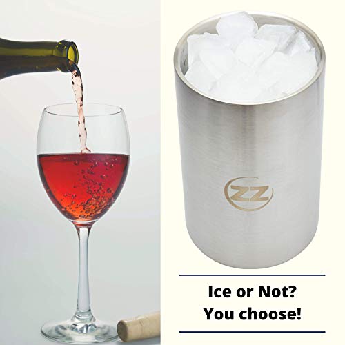 Bunzzr Stainless Steel Wine Chiller Bucket Insulated Long Lasting