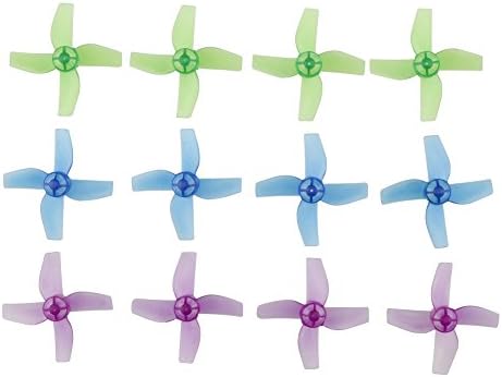 Mini Drone Replacement Blades 6 Pairs Propellers Blades Props for Eachine E010 JJRC H36 &amp; Blade Inductrix Micro Drone Spare Parts