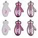 Shatterproof Christmas Tree Ornaments by Clever Creations | Pink and White Mitten 4