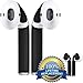APSkins Wraps – Compatible with Apple AirPods 2 and 1 Skins for AirPod Wireless Earphones. Updated Model - Lifetime Free Replacements. (Matte Black)