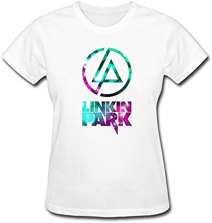 BOAIS Rock Band Linkin Park Logo Girl's Custom Short Sleeve T-shirts 100% Cotton