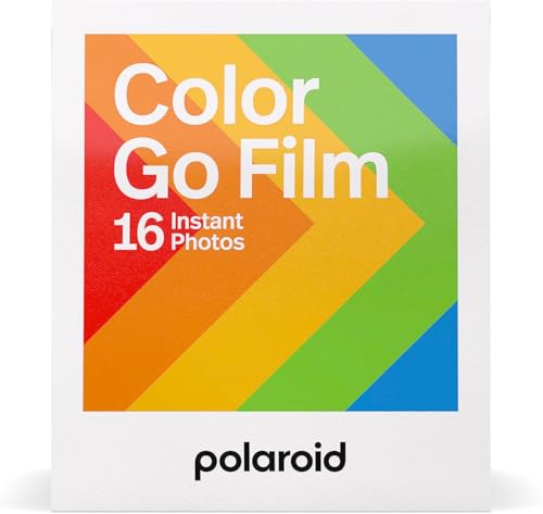 Bundle of Polaroid GO Instant Color Film for The Polaroid GO Camera - 2 Double Packs with Cloth (32 Photos)