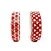 Wrapables Red Hot Hearts Japanese Washi Masking Tape (Set of 2), 10M L x 15mm W