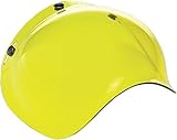 Biltwell Motorcycle Helmet Bubble Face Shield - Yellow