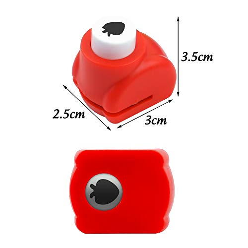 HAKACC Papierstanzer, 20 Stück Motivstanzer Set Papier Ausstanzer für Kinder DIY Scrapbook Fotoalbum Handwerk