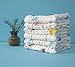 Bwinka 6-Pack Muslin Cotton Natural Baby Bath washcloth with Hook, 12
