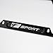 Black Stainless Steel Front Rear For Lexus F-Sport Emblem License Plate Frame Cover Holder Gift