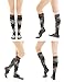 OSABASA Womens Argyle Pattern Knee High Socks 3Pairs 1 Set Pack with Multi Colors SET1 Asia M (KWMS073)