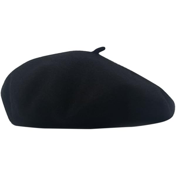4841 Cashmere Beret Hat French Style Stretchy Knitting Solid Color Both Side Gllutt Beret Hat French Style Stretchy Knitting Solid Color  main image 2
