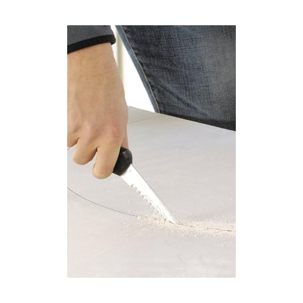 wolfcraft Hand-StichsÃ¤ge I 4033000 I FÃ¼r Ausschnitte in Gipskarton - Robuste, langlebige SchneidzÃ¤hne & Ergonomischer 2-Komponenten-Griff - FÃ¼r DIY Projekte – Bild 7