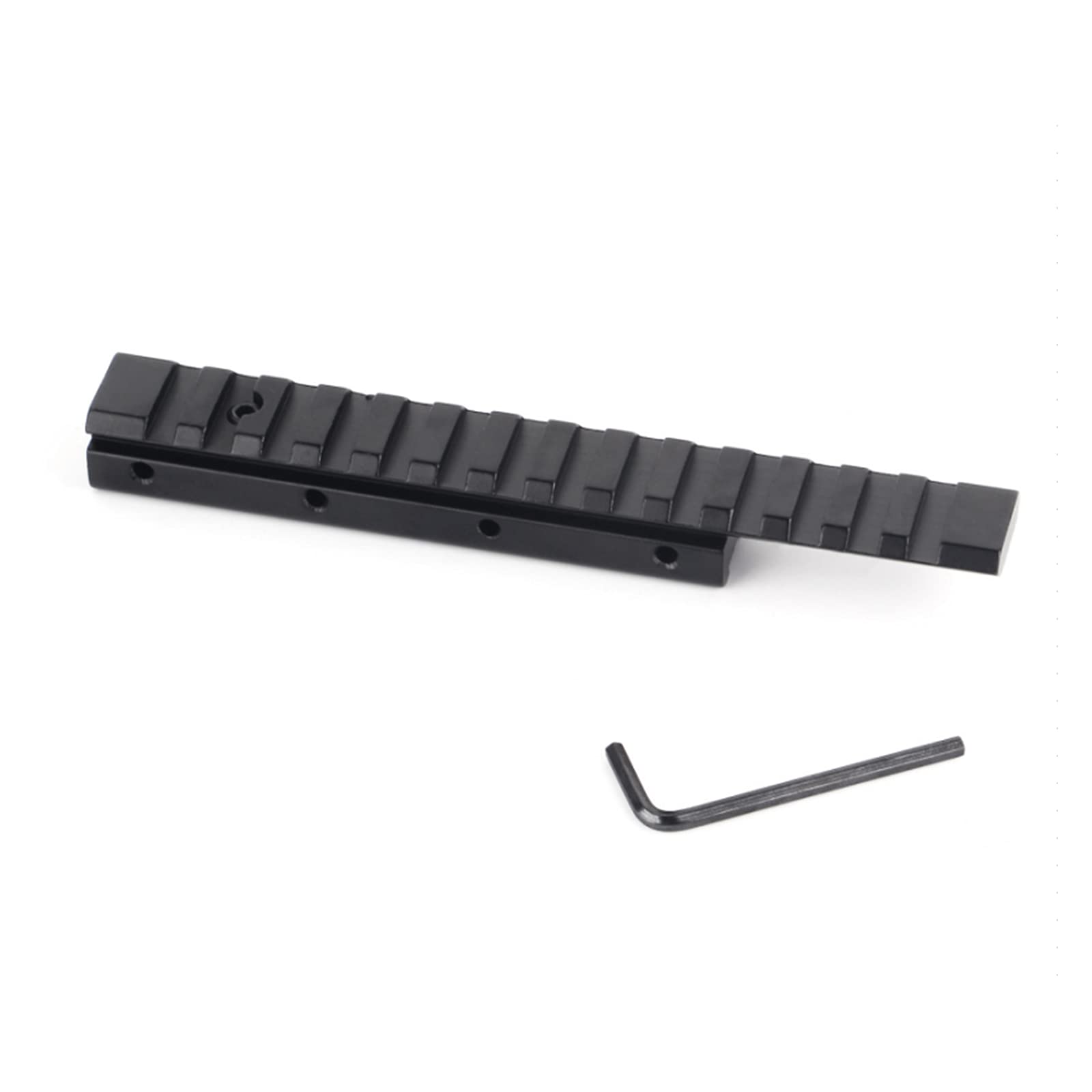 ToopMount 14 Slots Rail Mount Rail Mount Tactical Picatinny Rail Dovetail to Picatinny Adapter for 11mm to 20mm Converter Rail Mount, Lightweight Rail Mount for 1913