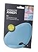 Joseph Joseph Fin Silicone Bowl Scraper With Integrated Stand Upright for Baking, Blue