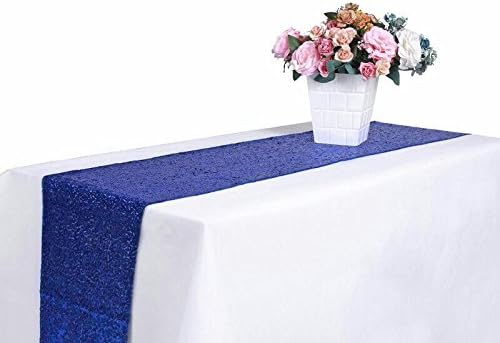 Amazon Com Premium Quality Sequin Table Runner 12 By 108 Inch