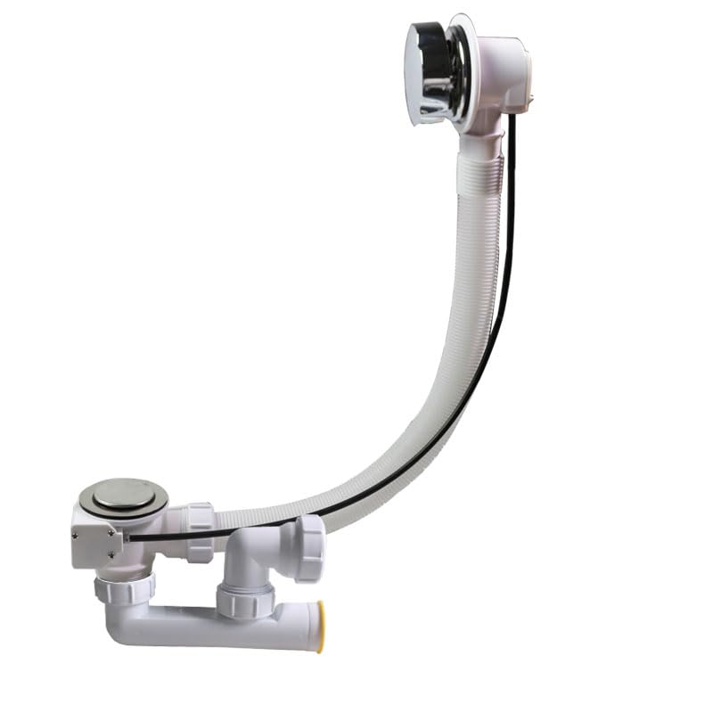 Talea Pop Up Bath Waste,Overflow Bath Filler,Complete Set Z5129C002-U