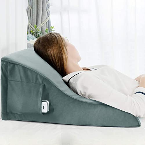 Roner Reading Pillow Bed Foam Wedge for Sitting Up in Bed, Incline Back