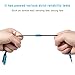 Mic Audio Splitter, Headphones Splitter, Headset Mic Adapter, Headphone and Mic Splitter for Gaming Headset, PS4, Xbox One, Laptop, Windows, Linux, BlackBerry, Andriod (Blue)