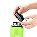 45 Degree Latitude Stainless Steel Insulated Vacuum Sealed Water Bottle, 24-Ounce, Lime Green