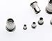 175PCS 304 Stainless Steel Rivet Nut Threaded Rivetnut Insert Nutsert(M3 M4 M5 M6 M8 M10)