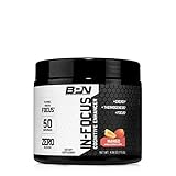 Bare Performance Nutrition | in-Focus Cognitive Enhancer | Thermogenic, Nootropic & Energy (50 Servings, Mango)