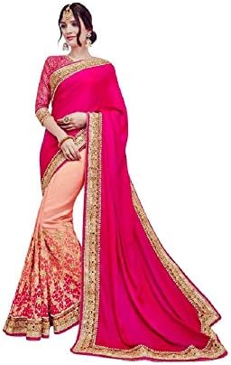 Aarah Women's Ethnic Wedding And Festival Wear Indian Traditional Handmade Saree