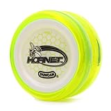 Hornet Duncan Clear Yellow Green with White Cap Looping Yo Yo