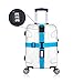 BlueCosto Luggage Straps With Lock Cross Suitcase Travel Belts