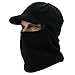 Surblue Winter Slouchy Beanie Hat Scarf Set Warm Kint Thick Skull Cap for Women Men (Black4, Large)