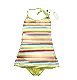 VECOO Big Girl's One Piece Swimsuit Dress Skirted Bottom