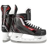 CCM Jet Speed 250 Youth Ice Hockey Skates, 12.0 D