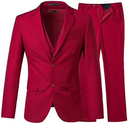 YanluKhaki Men Suits Notch Lapel 3 Pieces Casual Wear Slim Fit Suit for Men Country Style