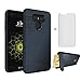 Phone Case for LG G6 with Tempered Glass Screen Protector Cover Credit Card Holder Wallet Stand Kickstand Cell Accessories Heavy Duty Protective LGG6 G 6 Plus LG6 ThinQ G6+ 6G VS988 H871 Women Blue
