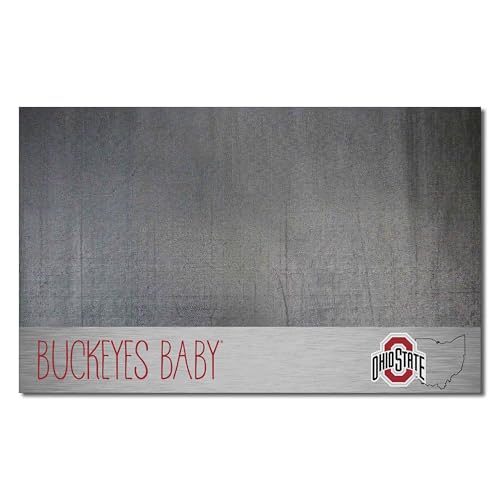 FANMATS 21183 Ohio State Buckeyes Southern Style Vinyl Grill Mat - 26in. x 42in…