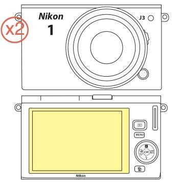 Martin fields overlay plus screen protector (nikon 1 j3…