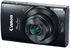 Canon PowerShot ELPH 190 Digital Camera w/ 10x Optical Zoom and Image Stabilization - Wi-Fi & NFC Enabled (Black)