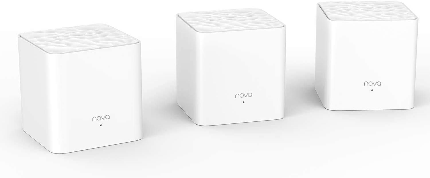 MW3 Whole Home Mesh WiFi System, Dual Band AC1200 Router Replacement for Smart Home, 3000 sq. ft Network Coverage (White, Pack of 3)