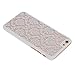 iPhone 6 Plus/iPhone 6s Plus Case, Moonmini Baroque Retro Court Lace Pattern Texture Hard Plastic Clear Case for iPhone 6 Plus/iPhone 6s Plus 5.5 Inch (White)