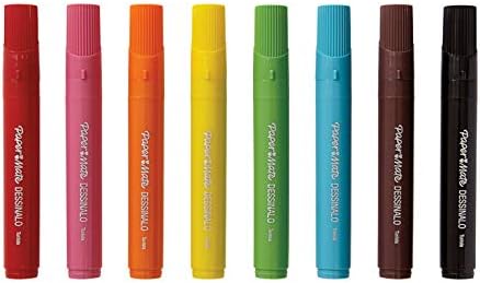 Paper Mate Dessinalo Large Point Odorless Markers Set Of 8 Colors