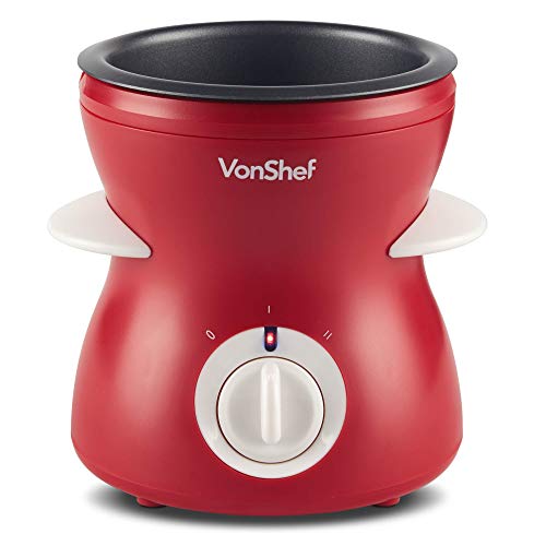 VonShef Fondue Pot, Electric Chocolate Melting Set, Chocolatier Warmer