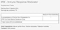 IRM - (Immune Response Modulator) Highly concentrated oral spray extract from bovine colostrum