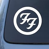 CMI342 FOO FIGHTERS - Vinyl Decal Sticker | Vinyl Color: White