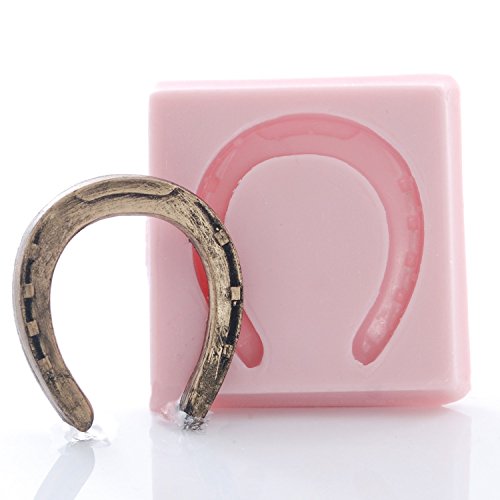 Small Horse Shoe Silicone Mold Chocolate, Fondant, Candy, Resin, Clay, Flexible and Easy to Use.