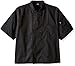 Dickies Chef Classic 10 Button Short-Sleeve Coat, Black, 5X-Large