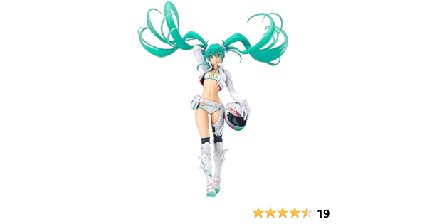 Amazon Com Max Factory Racing Miku 1 7 Scale Pvc Figure 14 Ev Mirai Version Statue Toys Games