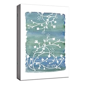 Canvas Wall Art for Living Room,Bedroom Home Artwork Paintings Abstract Flower Art Ready to Hang - 12x18 inches