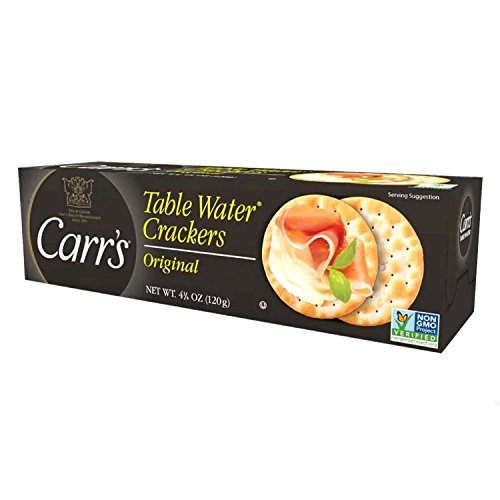 Carr's Table Water Crackers, 4-1/4 Ounce (Original, Pack of 6)