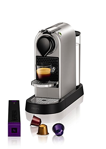 Krups YY2733FD Kaffeemaschine Nespresso Citiz Espresso Lungo Kapseln 19 Bars Tank 1L Kaffeemaschine Espresso Silber – Bild 4