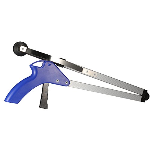 Fashionclubs Aluminum Foldable Trash Pick Up Long Arm Reacher Grabber Gripper Tools 83cm